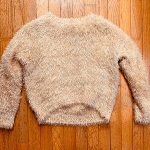 Creamy Gold Chenille Sweater